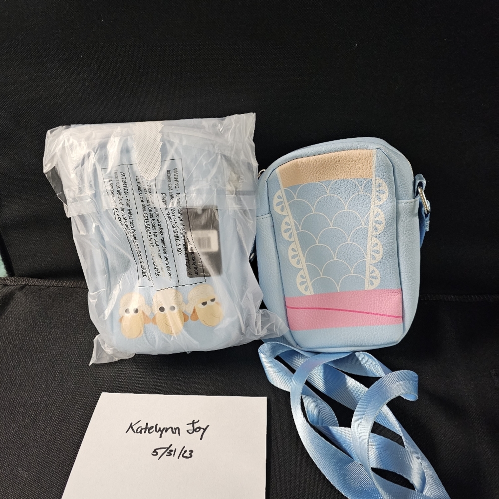 Little Bo Peep Buckle-Down Crossbody Purse